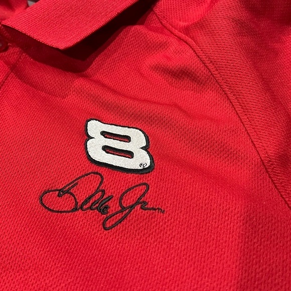 Dale Earnhardt Jr. Race Car Driver Nascar Polo Sports Golf Shirt - Picture 5 of 10